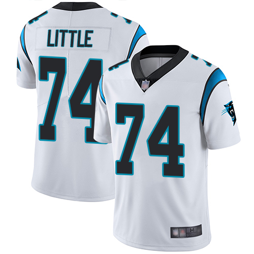 Carolina Panthers Limited White Men Greg Little Road Jersey NFL Football #74 Vapor Untouchable->carolina panthers->NFL Jersey